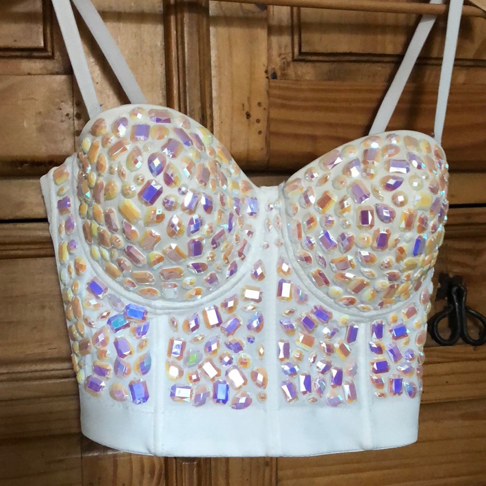 Jeweled bra Lett